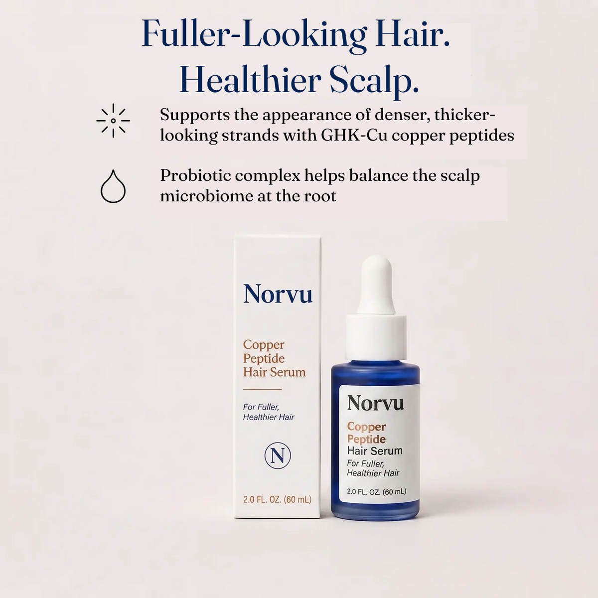 GHK-Cu Peptide & Probiotic Hair Serum