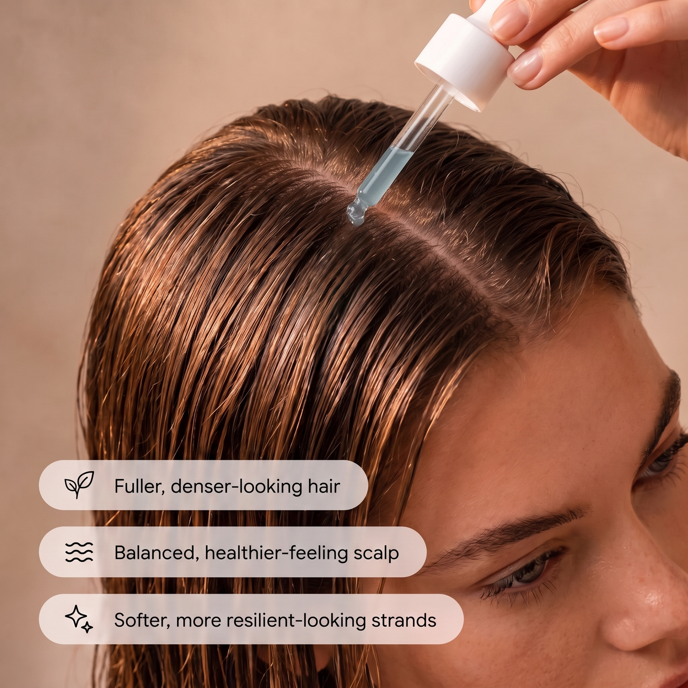 GHK-Cu Peptide & Probiotic Hair Serum